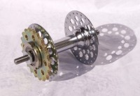 Radball Hinterrad Hochflansch Stahlnabe 48Loch Radball Hinterrad Hochflansch Stahlnabe 48Loch